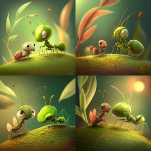 The Little Ant and the Hardworking Grasshopper | Moral story for kids ...