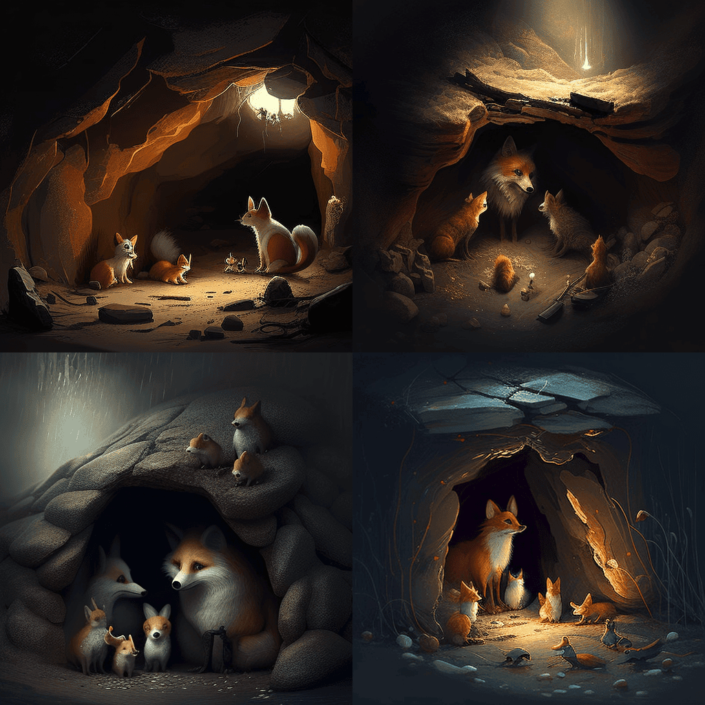 The Little Fox’s Big Heart: A Tale of Friendship and Courage in the Village