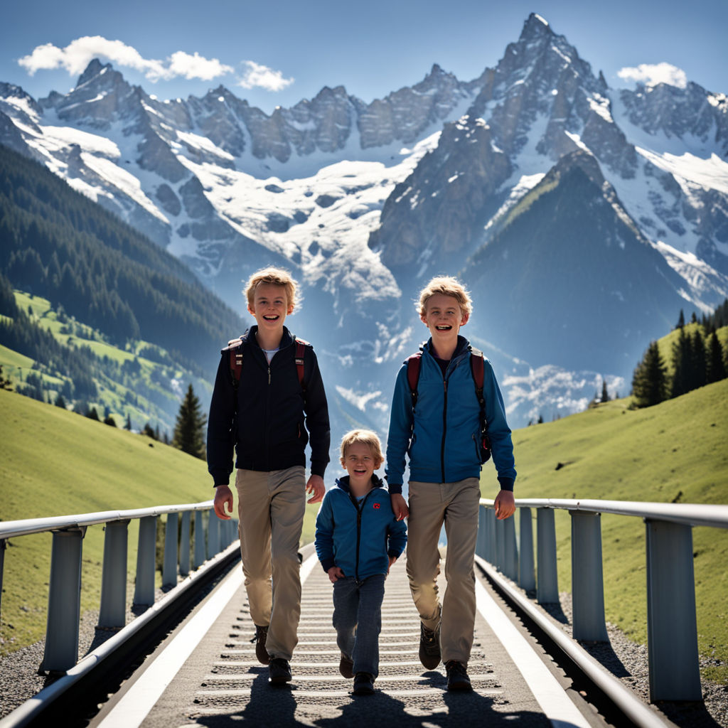 John and Little Dog Travel in Switzerland | Travel Kids Stories | 2 John and Little Dog Travel in Switzerland | Travel Kids Stories |