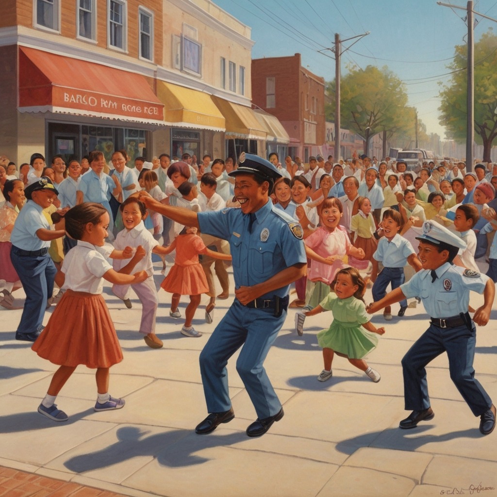 Sammy and the City That Never Stopped Dancing | City Stories 2 People on a busy sidewalk suddenly dancing—bakers, traffic officers, and children skipping in rhythm to music.