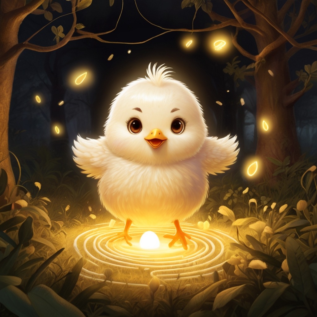 The Great Golden Egg Chase of Willow Town | Easter Stories 3 A fluffy chick giggling and playing soccer with a glowing golden egg in the middle of a marshmallow bush maze.