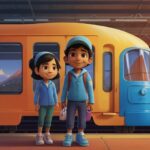 The Magical Train to Rainbow City | Travel Stories 7 The Magical Train to Rainbow City | Travel Stories